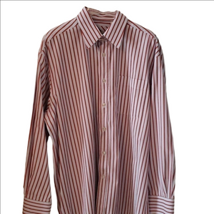 James Tattersall striped dress shirt